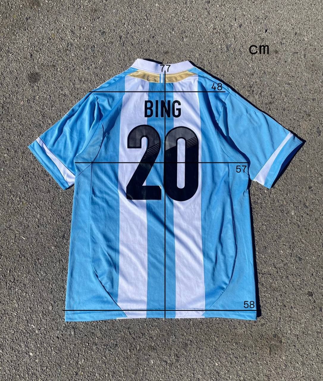 Adidas Adidas Argentina Soccer Jersey 2010 World Cup (Fan Replica) Size US L / EU 52-54 / 3 - 14 Thumbnail