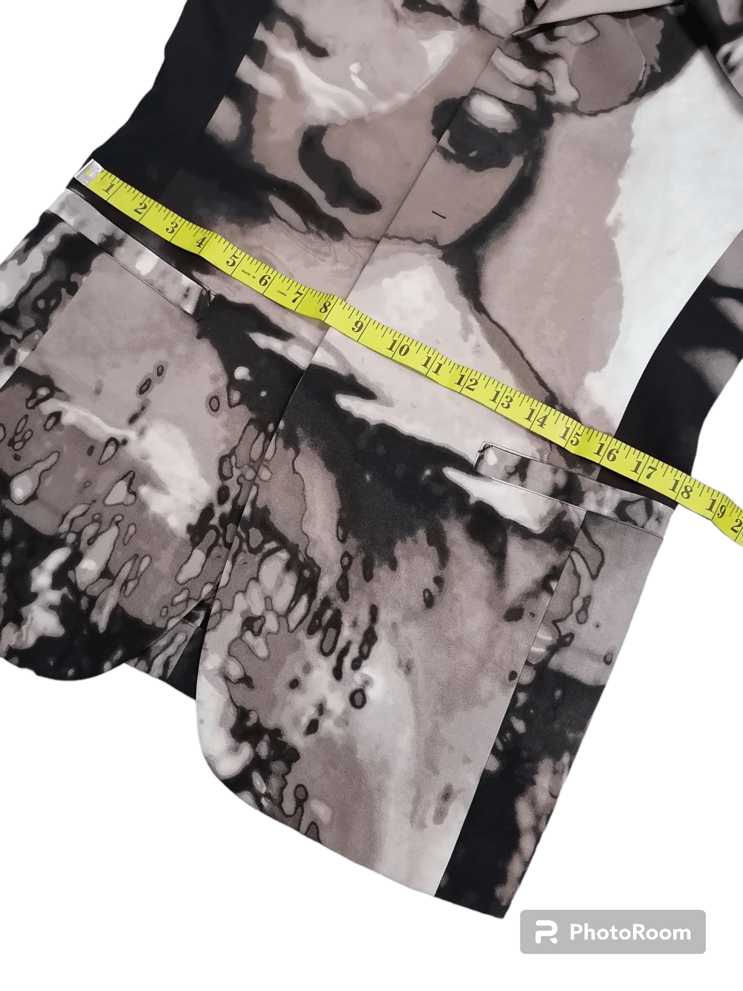 Jean Paul Gaultier Jean Paul Gaultier Homme Face Graphic Printed Jacket Size 48R - 9 Thumbnail