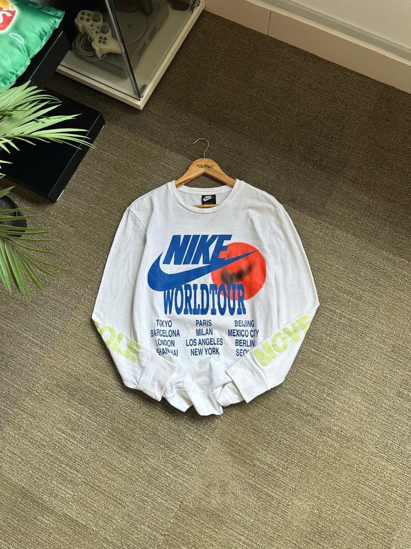 Band Tees × Designer × Nike NIKE WORLD TOUR TEE Size US L / EU 52-54 / 3 - 1 Thumbnail