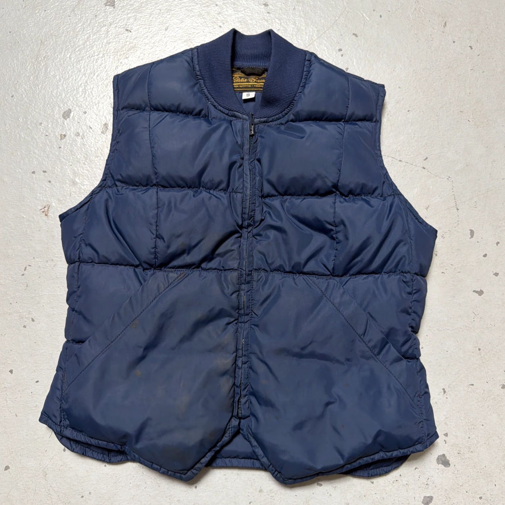 Eddie Bauer VINTAGE Eddie Bauer Vest Outdoor Puffer Quilted Goose Down Nylon Blue XS-S Unisex Adults 80s 90s Gorp Trek Hiking Ski Expedition Size US S / EU 44-46 / 1 - 2 Thumbnail
