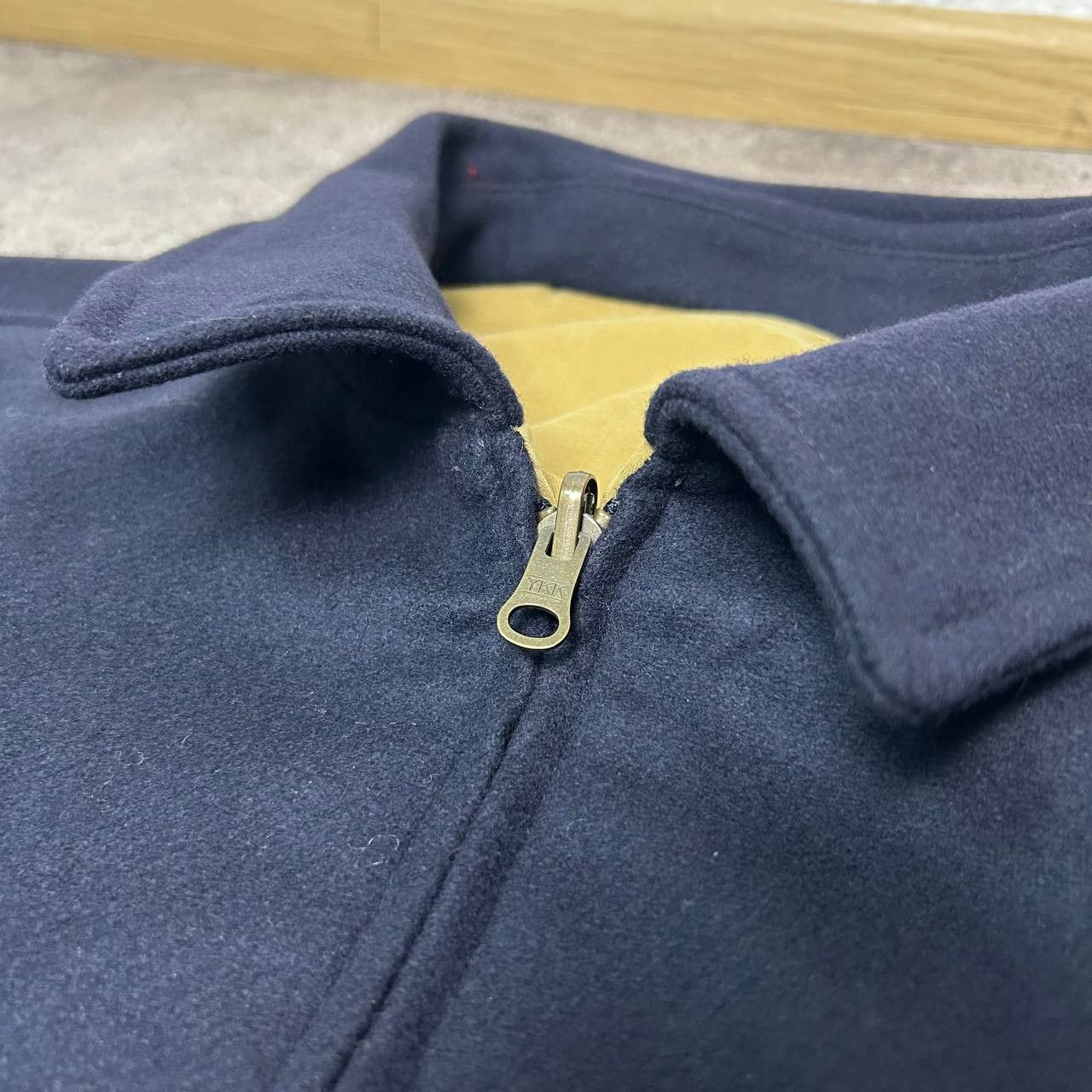 Pierre Cardin Pierre Cardin Reversible Wool Navy Blue Jacket Coat Size XL Size US XL / EU 56 / 4 - 5 Thumbnail