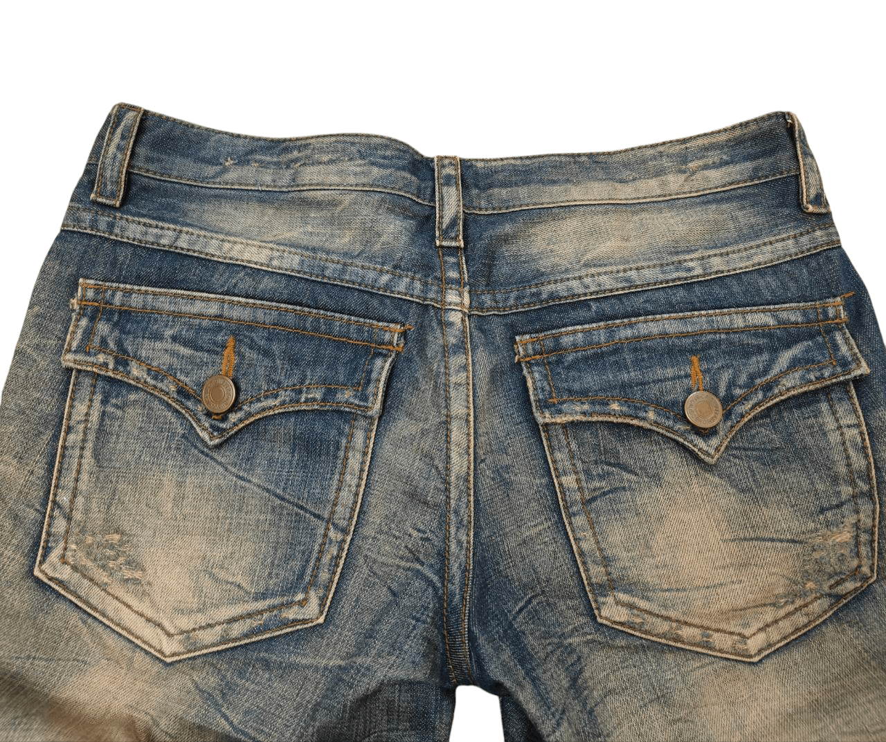 Beauty Beast Japan Agate Label Mudwash Flare Low-rise Denim Size US 30 / EU 46 - 8 Thumbnail