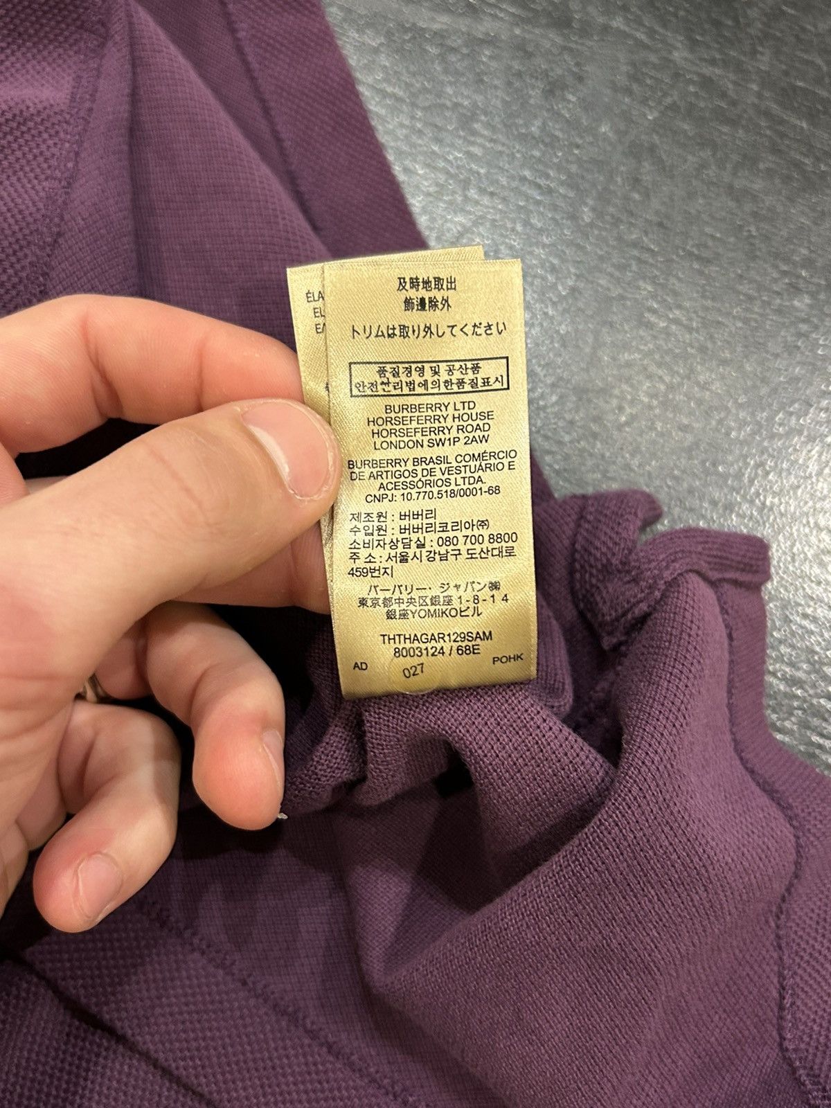 Burberry Burberry Polo Shirt Size US M / EU 48-50 / 2 - 7 Thumbnail
