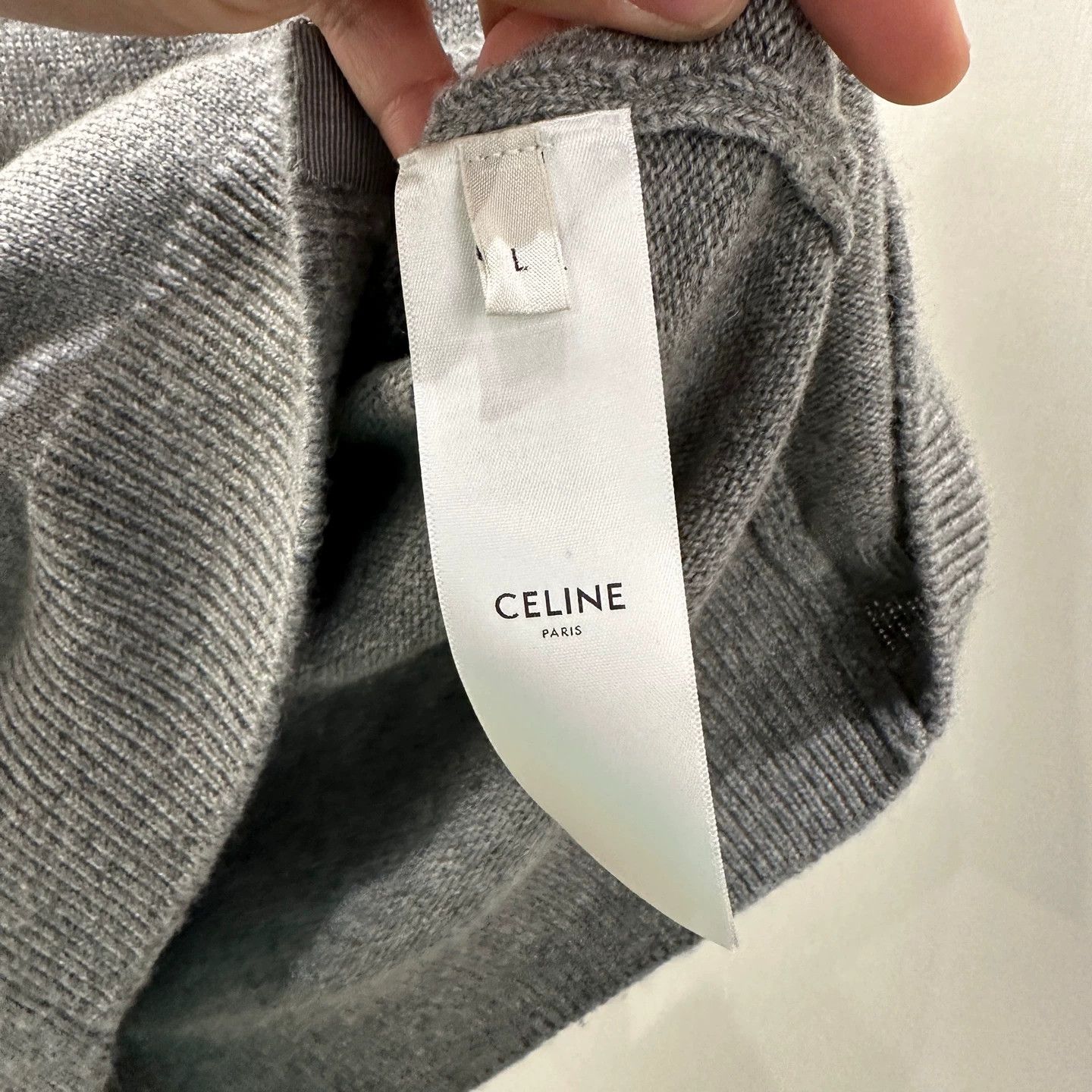 Celine Celine crystal-collar Triomphe-embroidered cardigan L Size L / US 10 / IT 46 - 4 Thumbnail