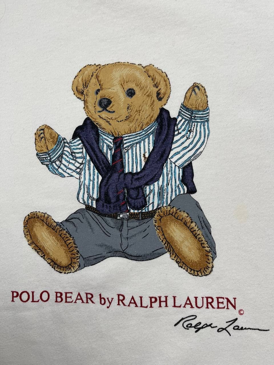 Polo Ralph Lauren Polo bear white t shirt Size US L / EU 52-54 / 3 - 7 Thumbnail