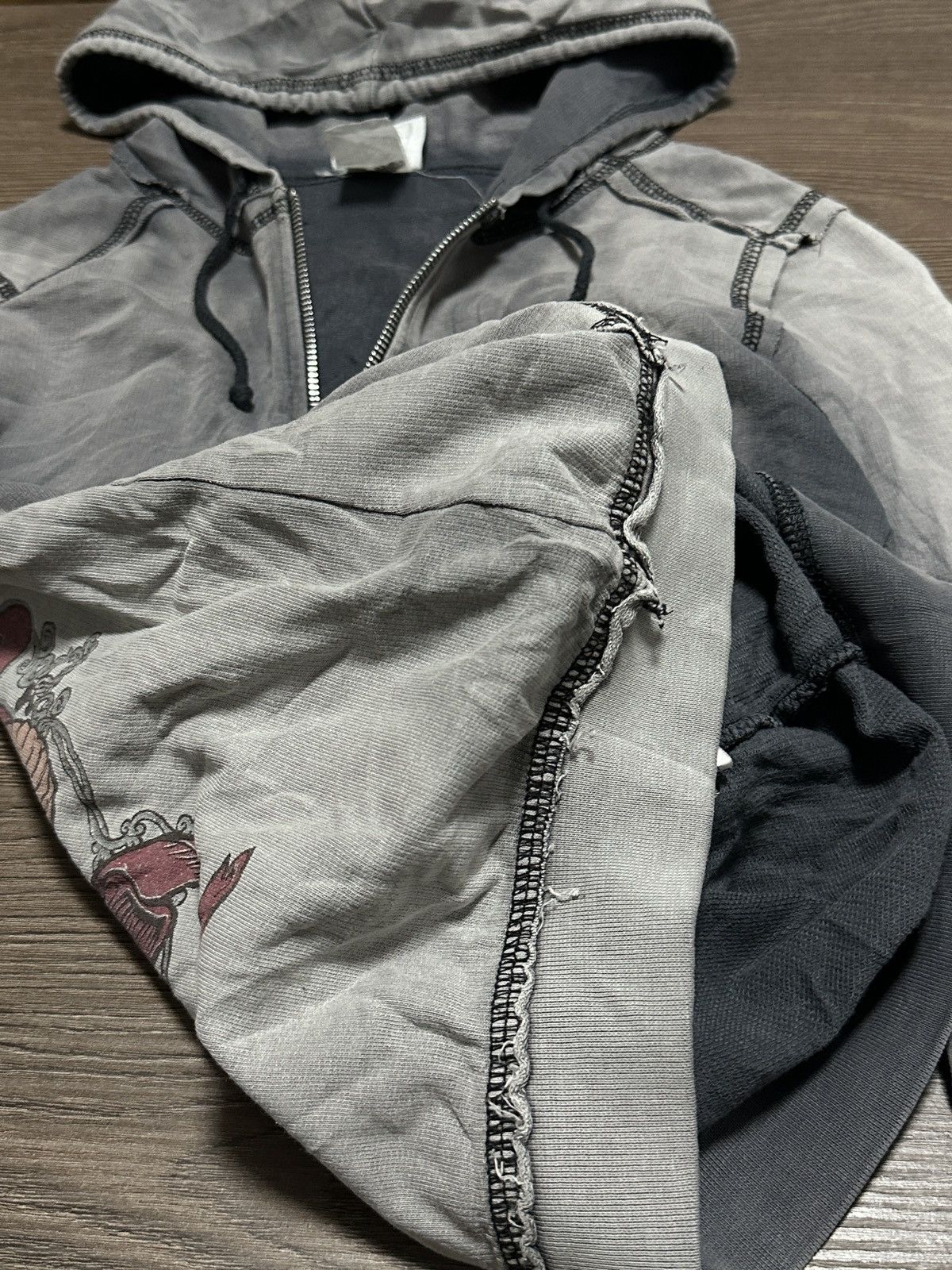 Vintage × West Coast Choppers Vintage West Coast Choppers Distressed Style Zip Hoodie Size M / US 6-8 / IT 42-44 - 21 Thumbnail
