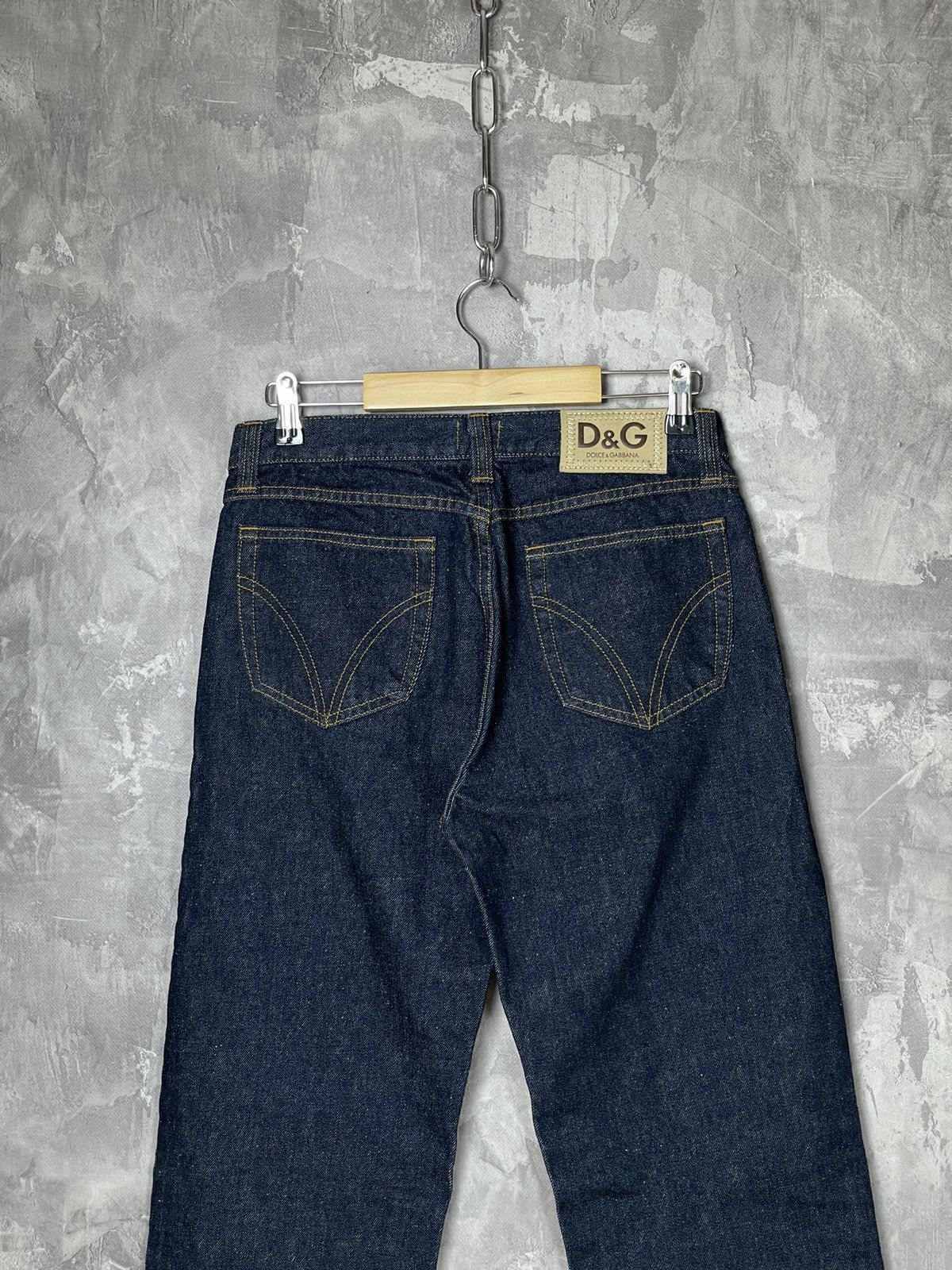Luxury🔥 Vintage Dolce&Gabbana Y2K Crazy Denim Jeans Pants