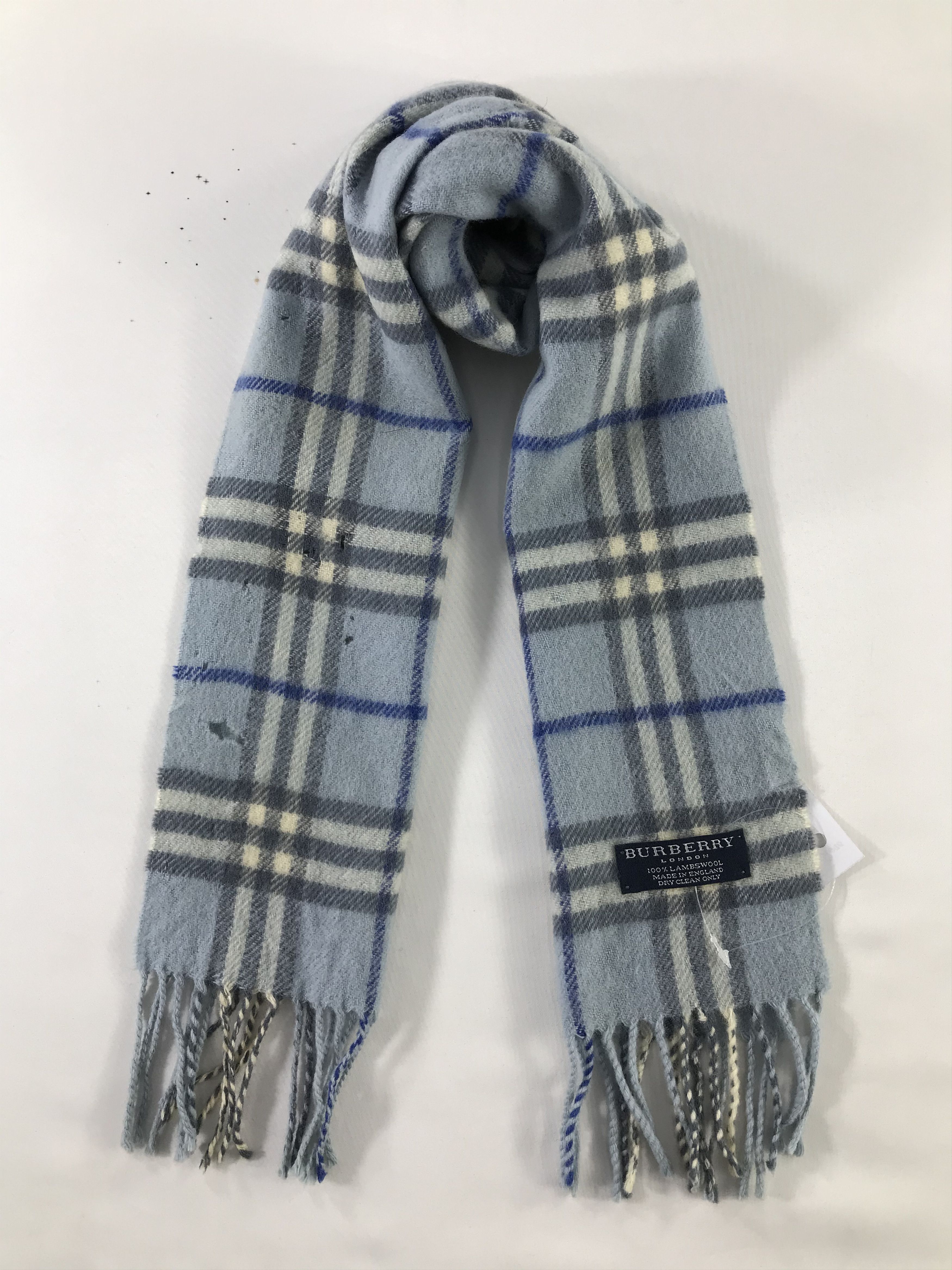 Burberry × Vintage Burberry Scarf / Muffler / Neckwear - WW1844 Size ONE SIZE - 1 Thumbnail