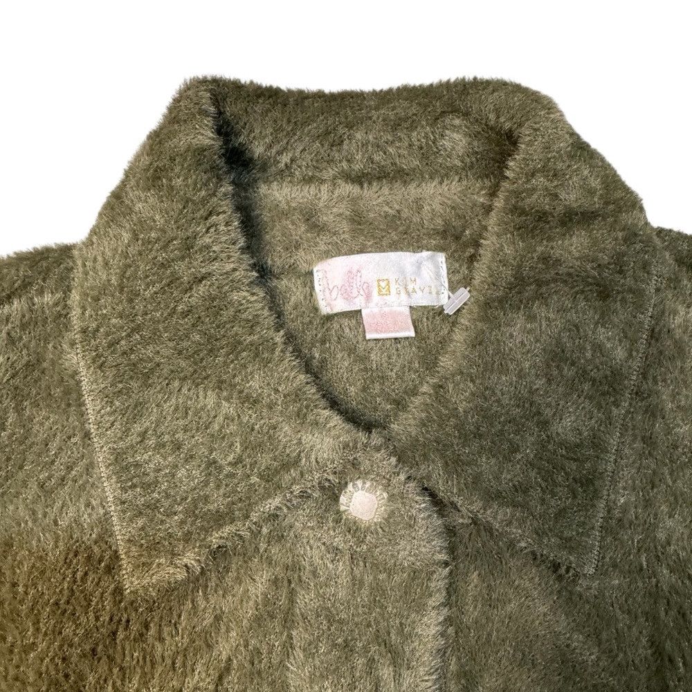 Other New Belle by Kim Gravel Fuzzy Olive Fuzzy Shirt Jacket Shac Size S / US 4 / IT 40 - 4 Thumbnail