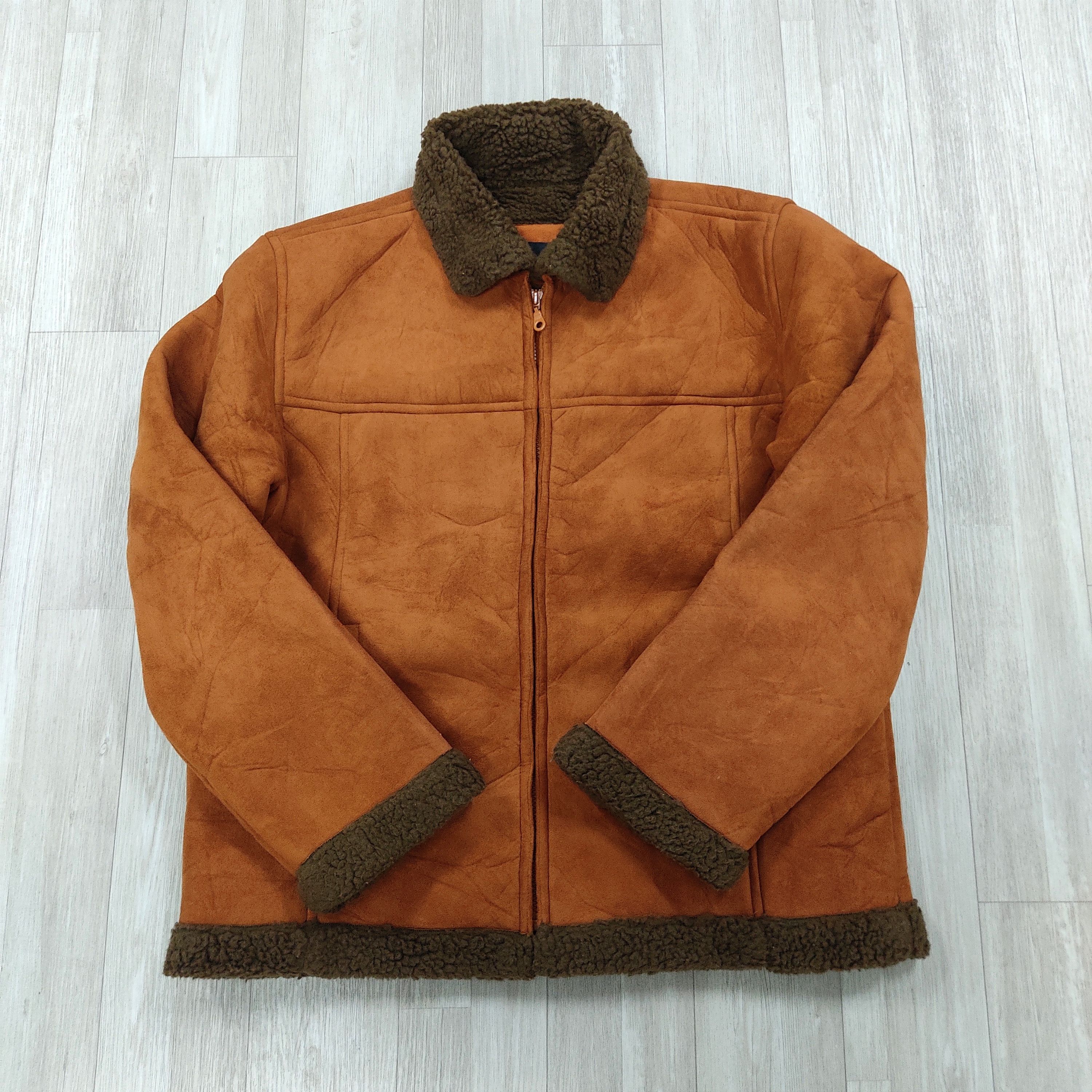 20471120 × Japanese Brand NOTA BANE Faux Sheepskin Shearling Sherpa Jacket Size US L / EU 52-54 / 3 - 8 Thumbnail