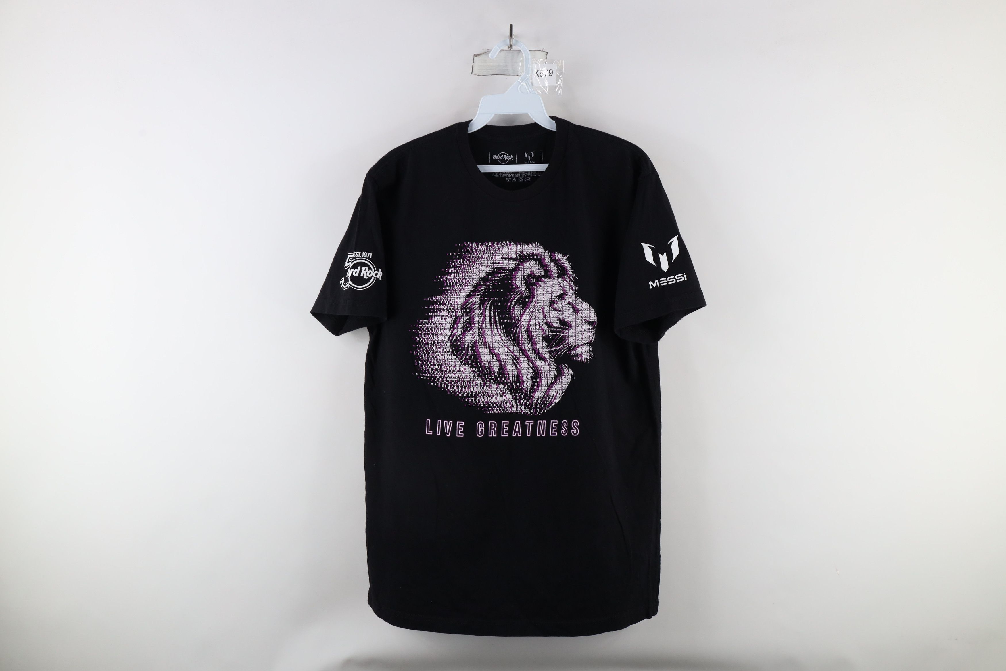 Hard Rock Cafe × Vintage Hard Rock Cafe Live Greatness Lionel Messi Soccer T-Shirt Size US L / EU 52-54 / 3 - 1 Thumbnail