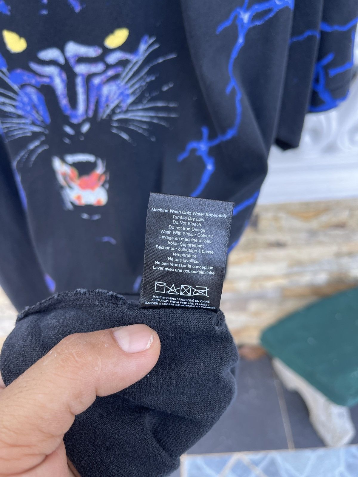 The People Vs. Last Drop🔥The People Vs Panther Thunder Shirt Lightning Aop Size US L / EU 52-54 / 3 - 10 Thumbnail