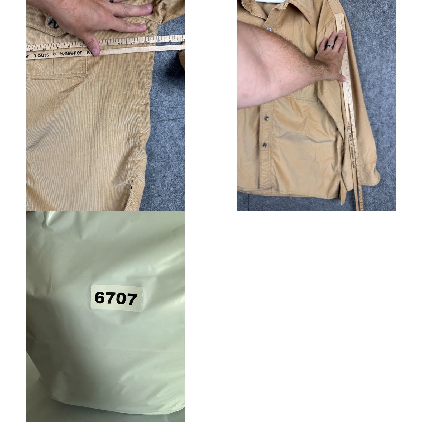 Vintage VINTAGE Big Yank Shirt Men 2XL Corduroy Button-Up Brown 52" Chest USA 90s Pockets Button-Up Regular Shirts Mens Size US XXL / EU 58 / 5 - 8 Thumbnail