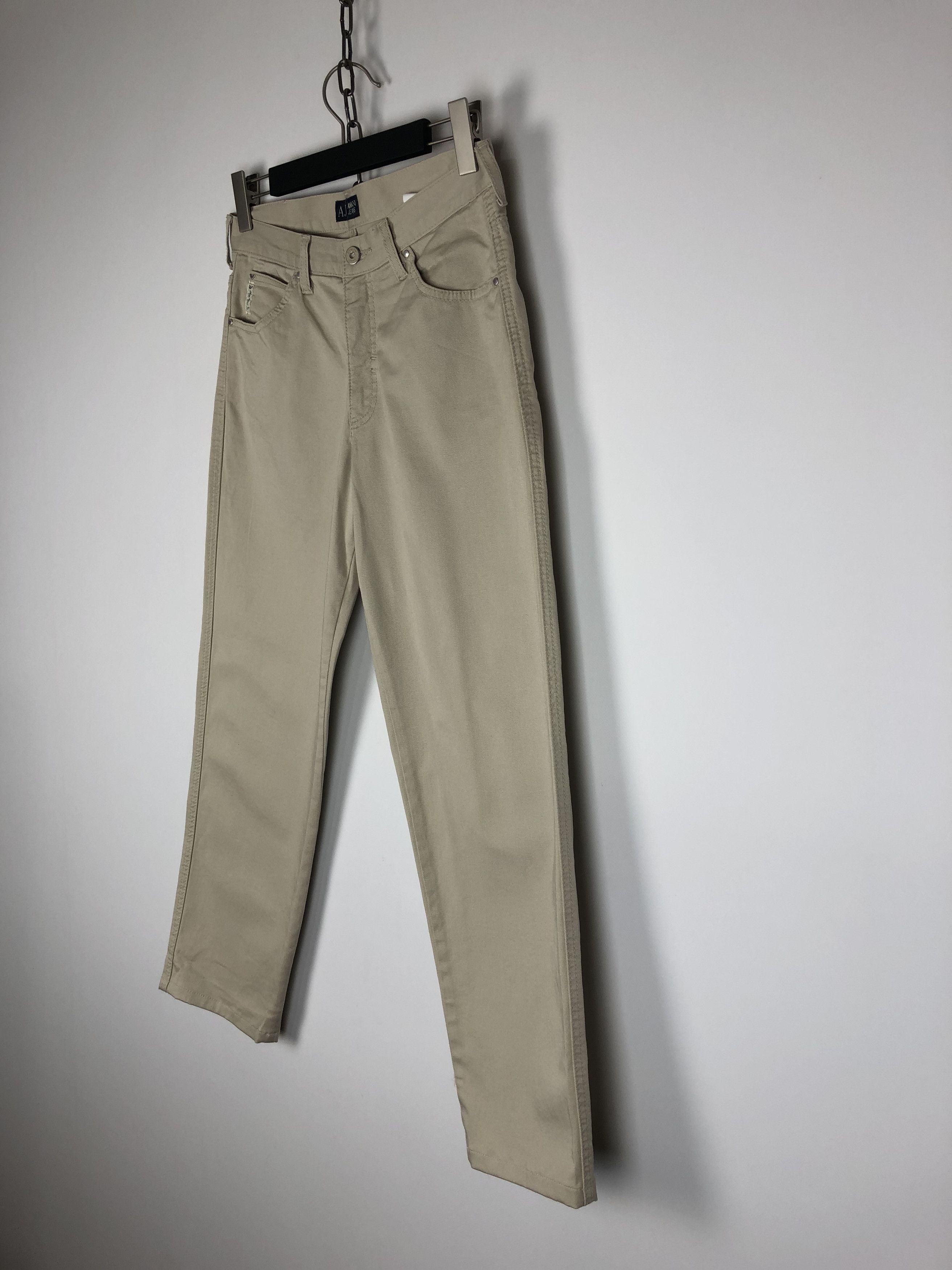 Armani Armani Jeans Chino Pants Back Logo Beige size 30x29 Size US 30 / EU 46 - 9 Thumbnail