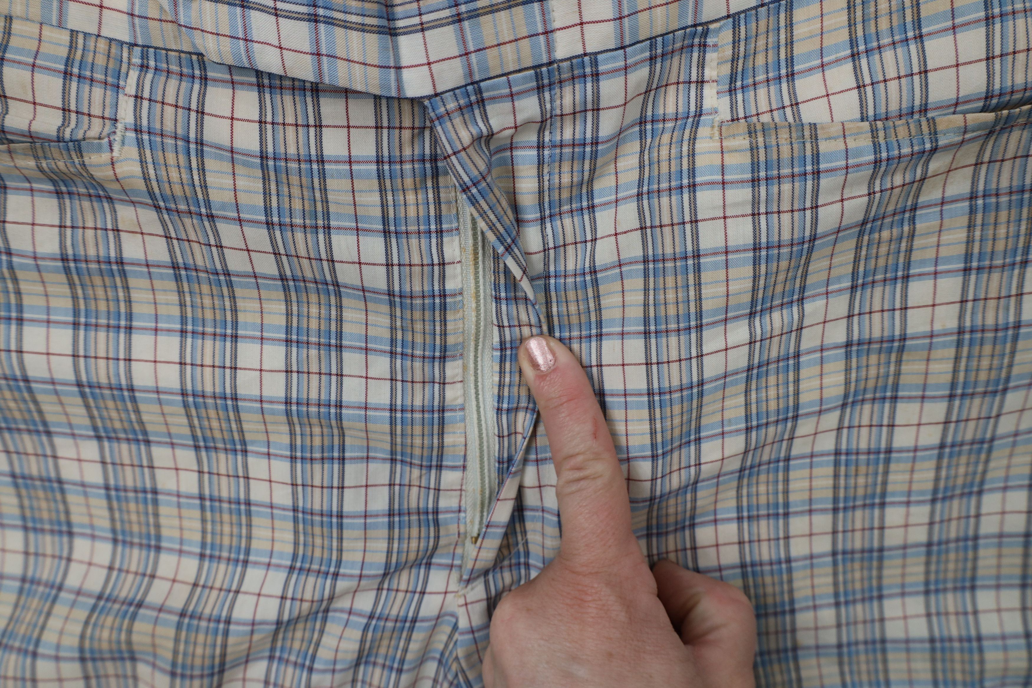 Vintage Vintage 60s 70s Streetwear Bottoms Chino Pants Plaid USA Size US 30 / EU 46 - 7 Thumbnail