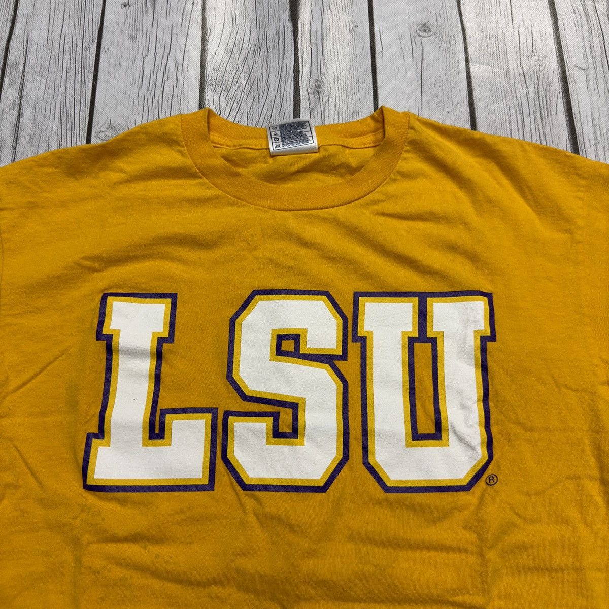 Alstyle × Vintage Vintage LSU tee Size US L / EU 52-54 / 3 - 3 Thumbnail