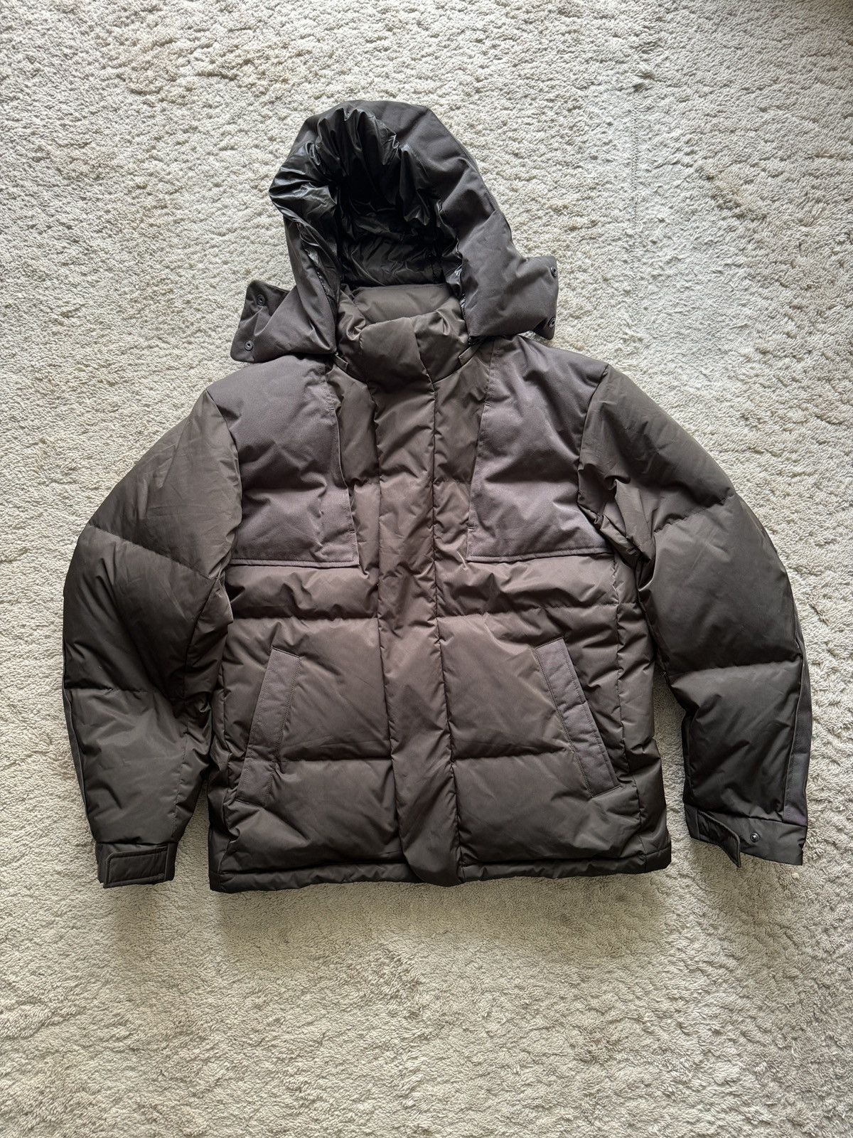 image of Jil Sander x Uniqlo Tactical Rain Coat in Deep Olive, Men's (Size Large)