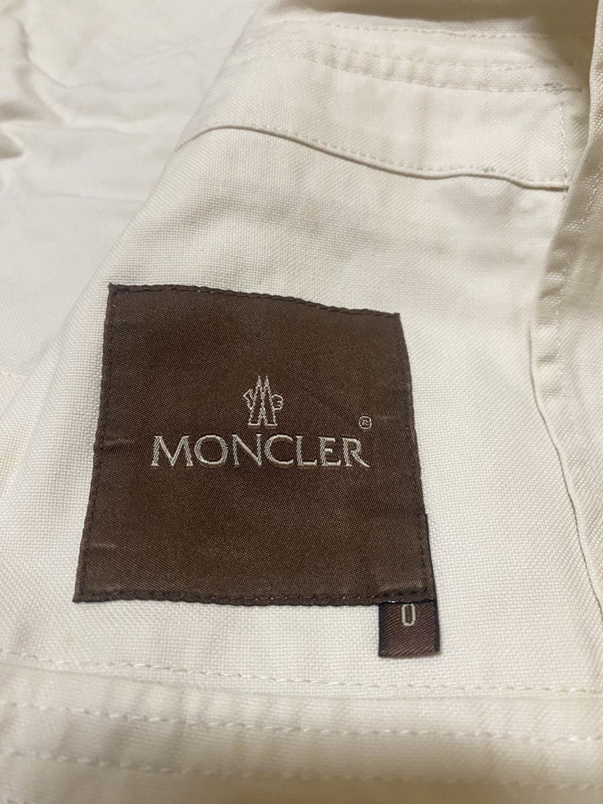 Moncler Moncler Multi Pocket Drawstring Denim Jacket Size US S / EU 44-46 / 1 - 10 Thumbnail