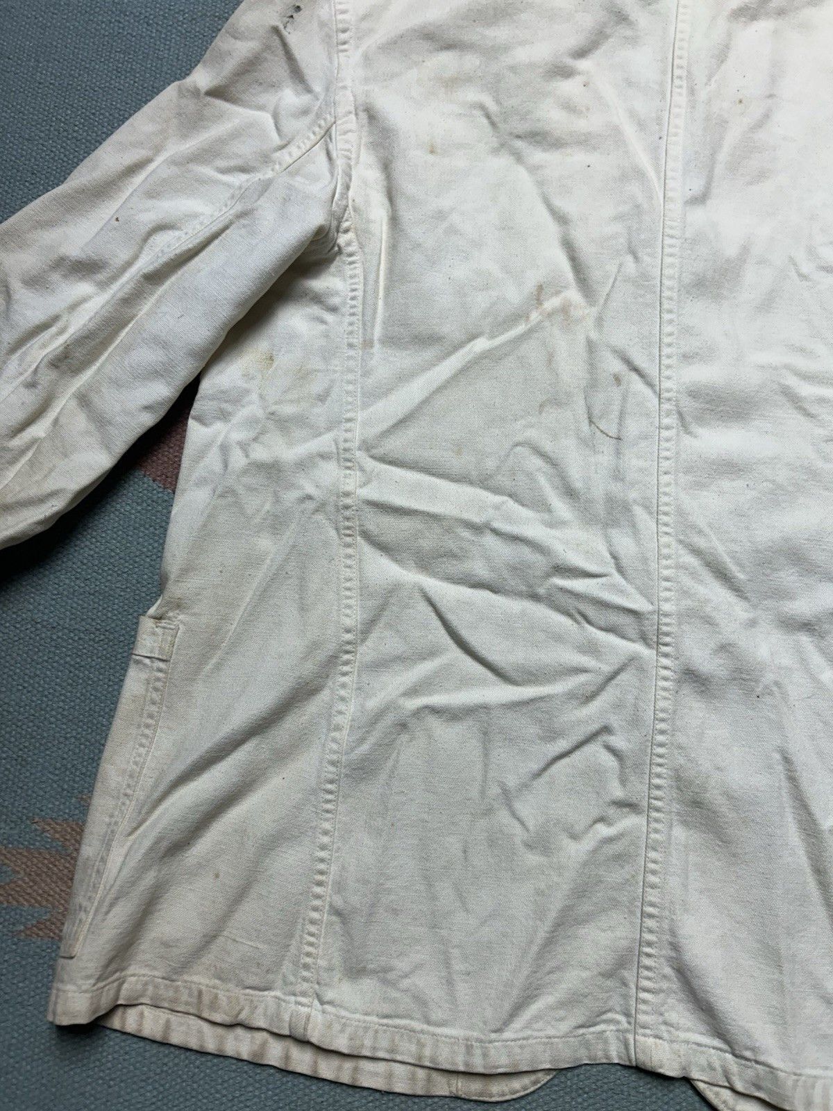 Vintage Vtg 20s 30s canvas chore jacket Kuttnauer Detroit paint 42 Size US L / EU 52-54 / 3 - 11 Thumbnail