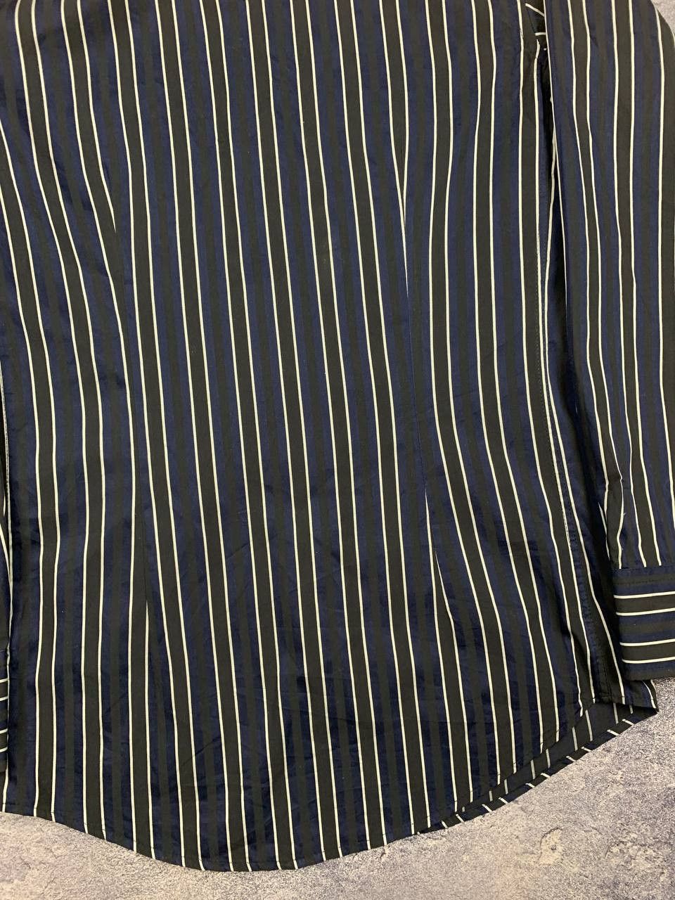 Balmain Balmain Men’s Black Striped Button Up Shirt Size S Size US S / EU 44-46 / 1 - 19 Thumbnail
