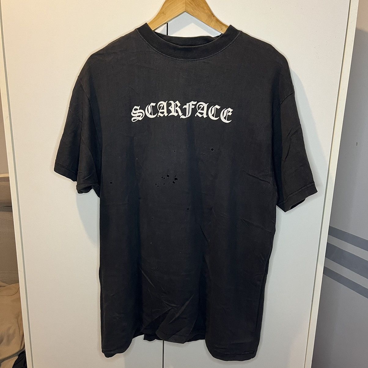 Vintage Vintage Scarface "Say Hello To My Little Friend" Movie Shirt Size US L / EU 52-54 / 3 - 1 Thumbnail