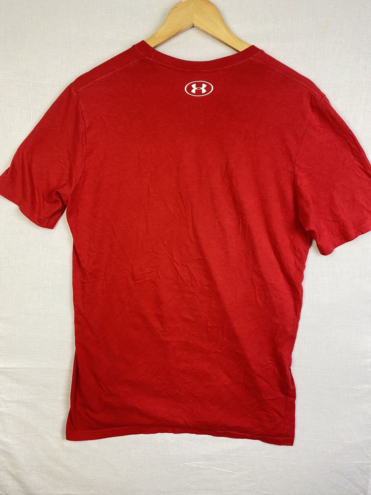 Under Armour × Vintage VINTAGE Under Armour t-shirt short sleeve M red y2k Size US M / EU 48-50 / 2 - 8 Thumbnail