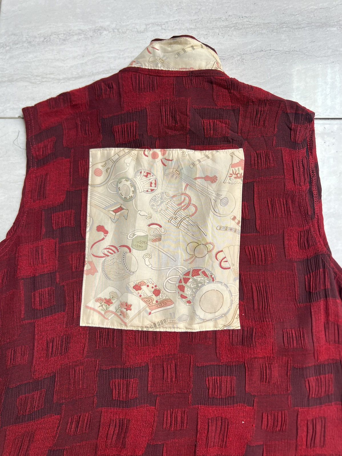 Other Japanese Brand Sukajan Red Zip Vest Size US S / EU 44-46 / 1 - 8 Thumbnail