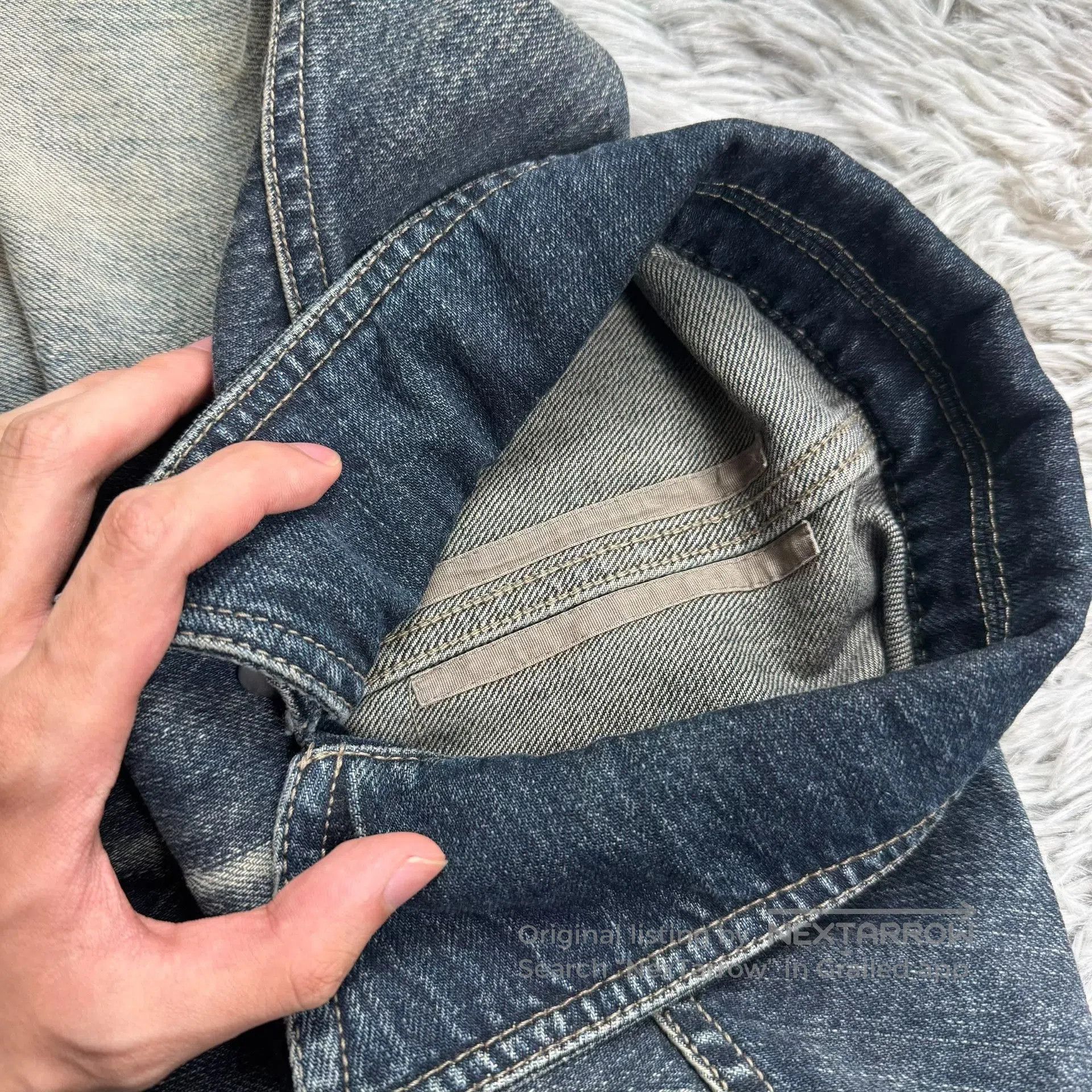 Rick Owens Rick Owens Gradient Denim Jacket. Size US M / EU 48-50 / 2 - 2 Thumbnail