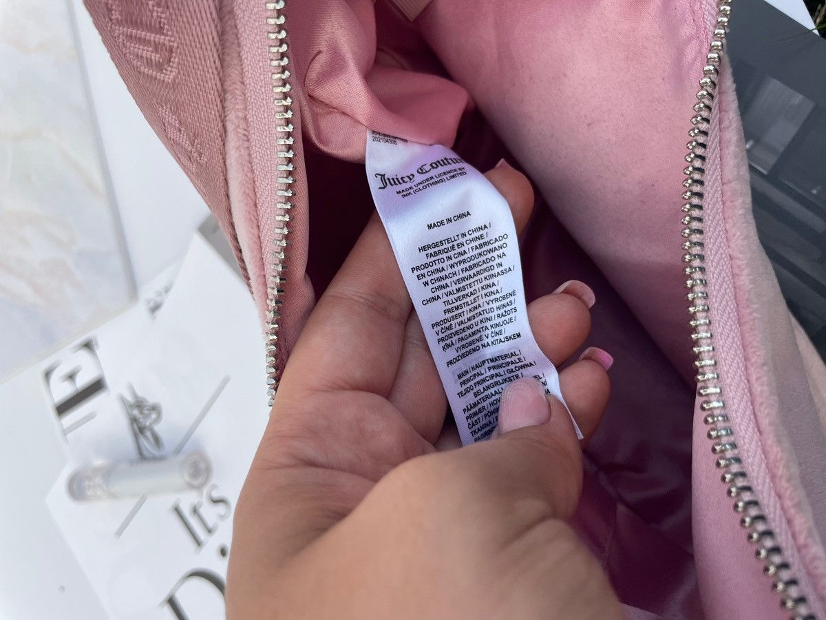 Juicy Couture Pink velur bag Juicy Couture Size ONE SIZE - 2 Thumbnail