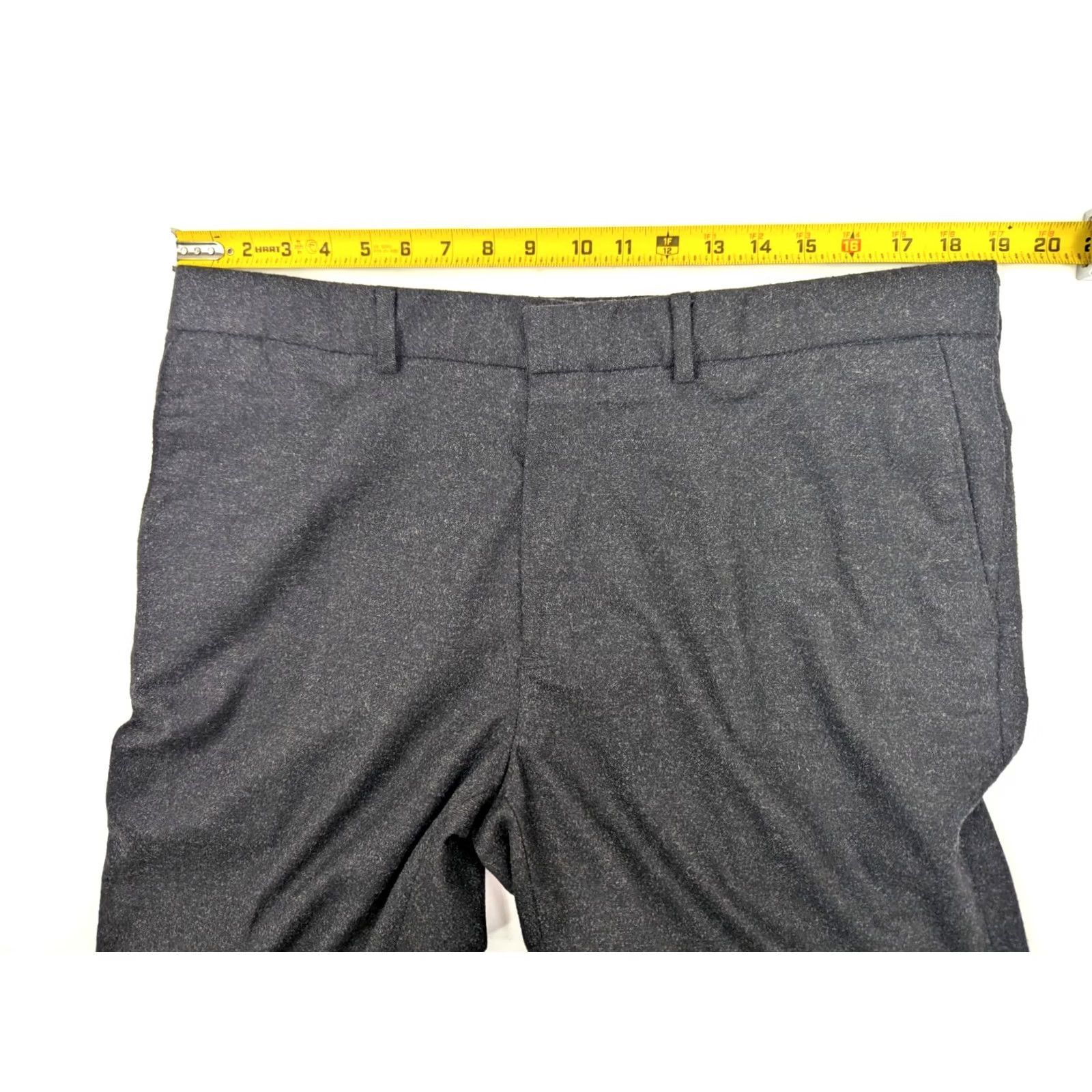 Polo Ralph Lauren VINTAGE Polo Ralph Lauren Wool Blend Dark Gray Heathered Pleated Pants 38L Men Wool Blend Dress Pants 90s Preppy Retro Wedding Classic Gray Mens Size US M / EU 48-50 / 2 - 5 Thumbnail