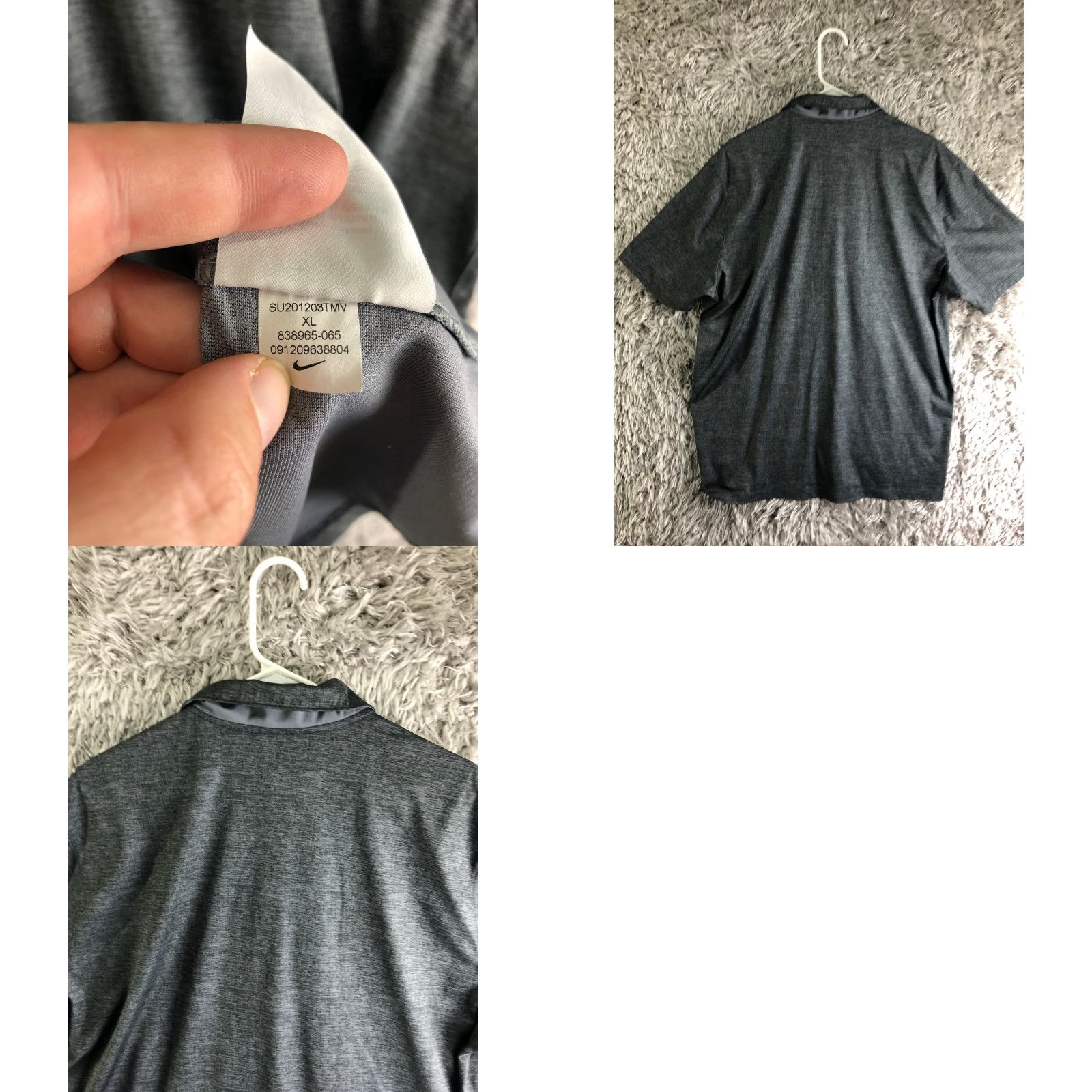 Nike Nike Dri Fit Mens XL Lightweight Short Sleeve Pullover Polo Shirt Size US XL / EU 56 / 4 - 8 Thumbnail