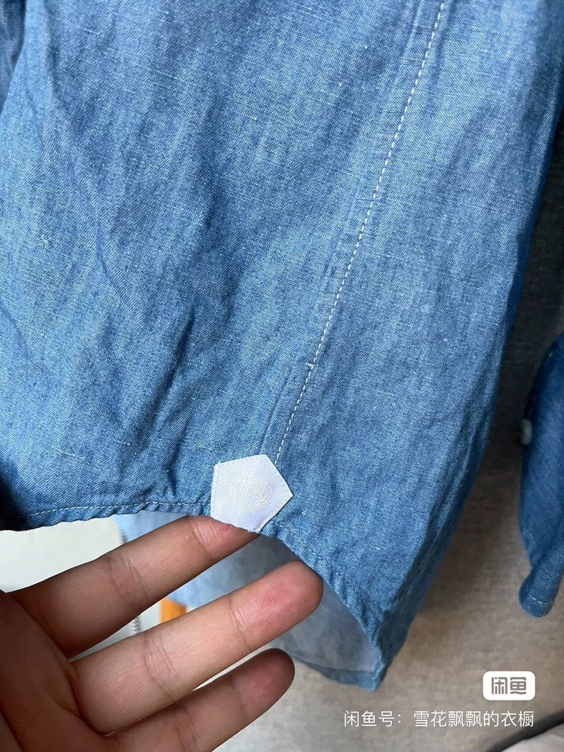 Loro Piana LORO PIANA Blue linen shorts Size 26" / US 2 / IT 38 - 4 Thumbnail