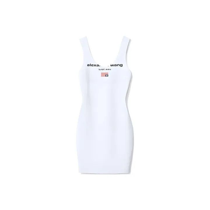 Alexander Wang Alexander Wang White Logo Sports Dress 0079 Size XS / US 0-2 / IT 36-38 - 1 Thumbnail