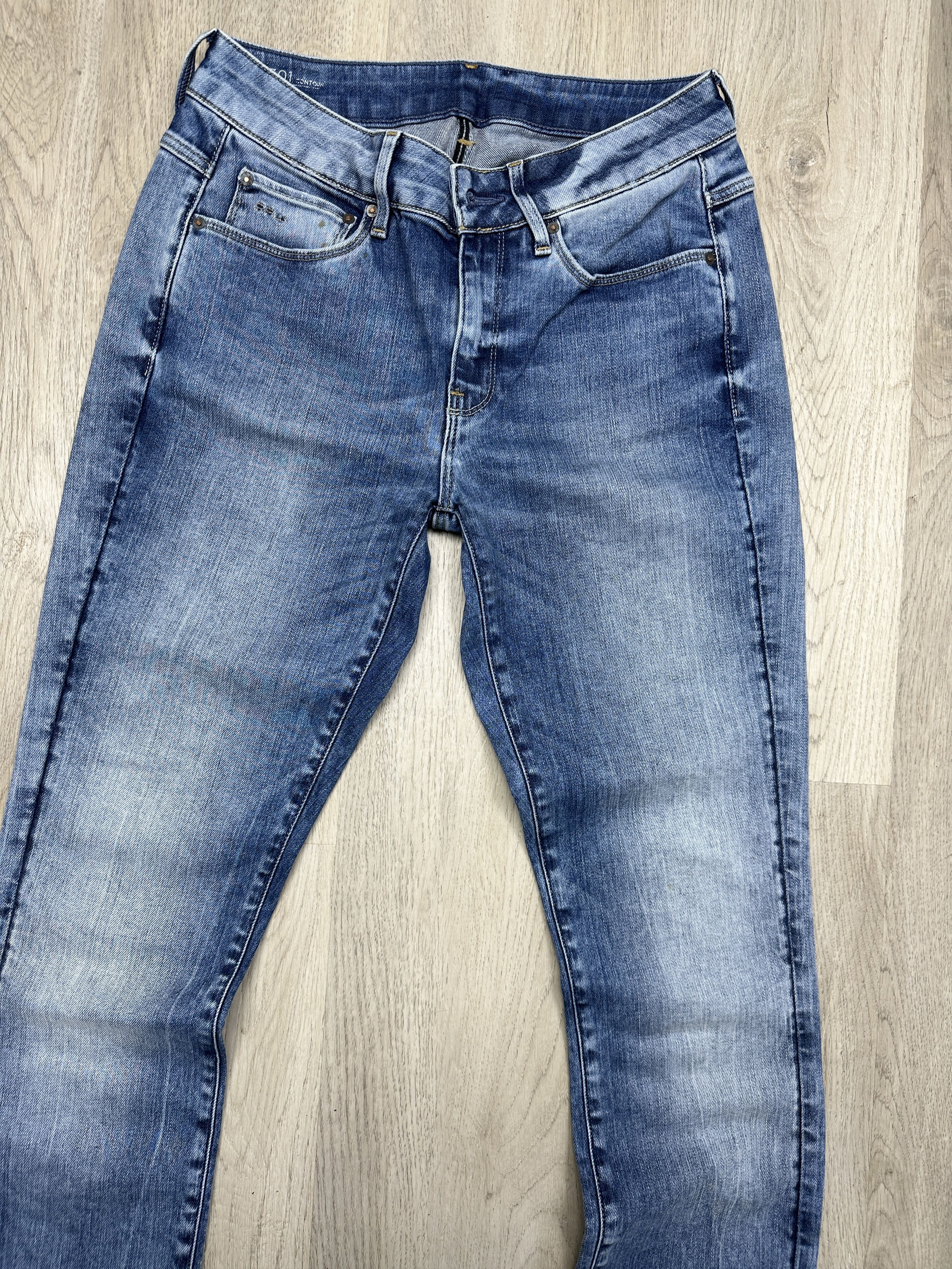 G-Star G Star Raw Womens 3301 Contour High Skinny Denim Pants Jeans Size 28" / US 6 / IT 42 - 2 Thumbnail