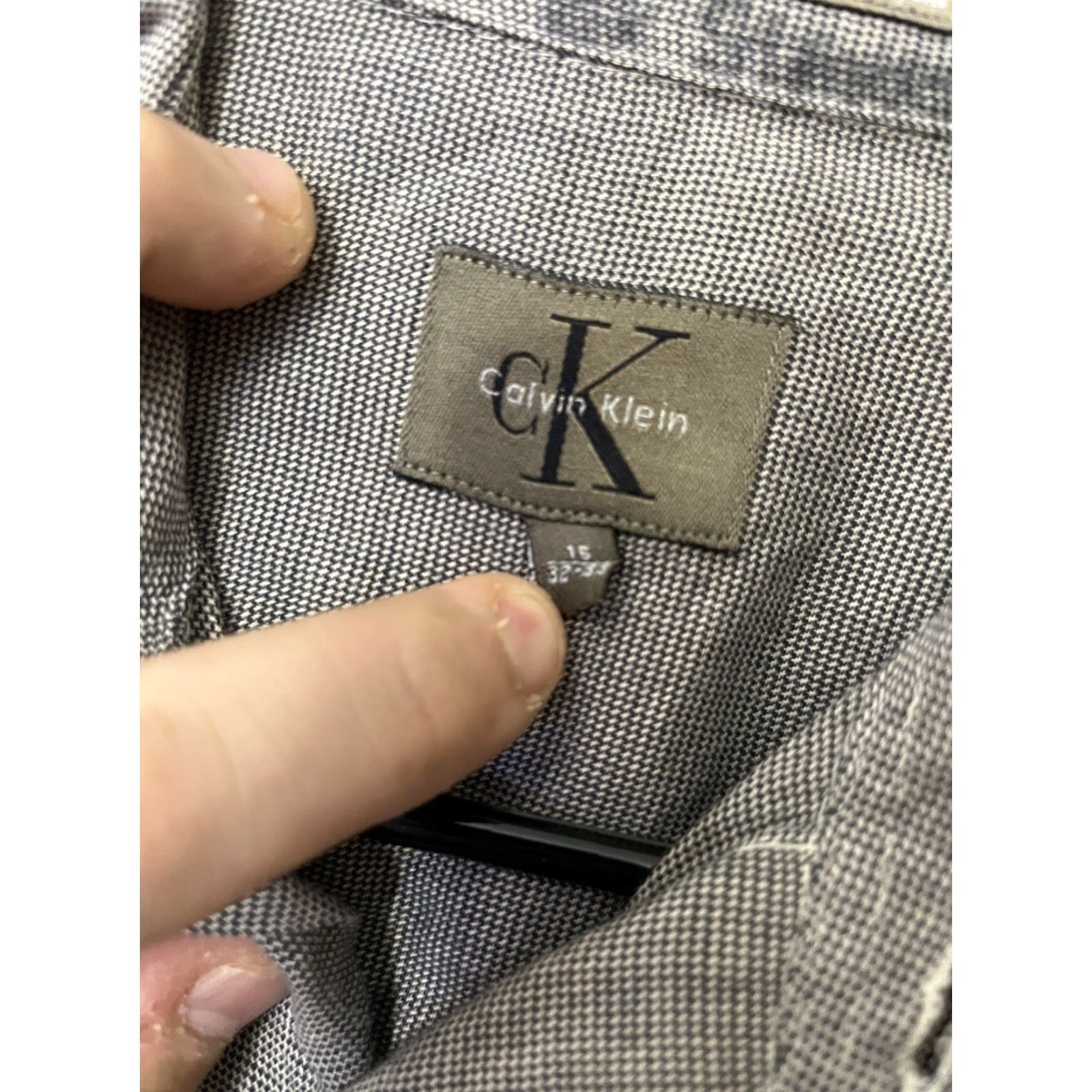 Vintage Calvin Klein Jeans CK long sleeve button down shirt Men’s Flat? no. Size US L / EU 52-54 / 3 - 3 Thumbnail