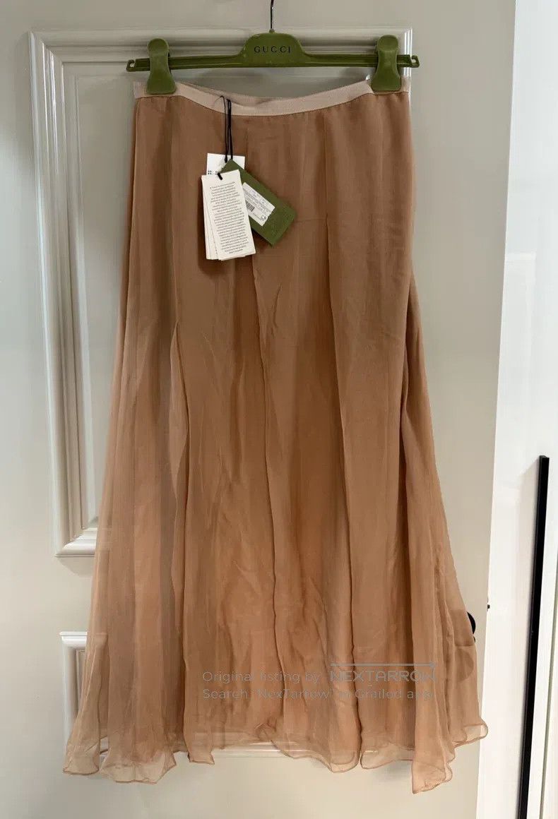 Gucci Gucci Silk pleated skirt Size 27" / US 4 / IT 40 - 1 Thumbnail