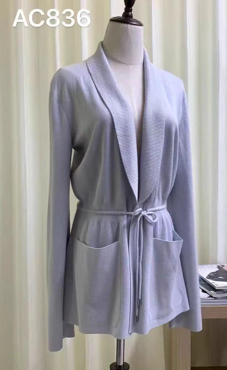 Loro Piana Loro Piana cashmere drawstring cardigan 42 AC836 Size M / US 6-8 / IT 42-44 - 2 Thumbnail