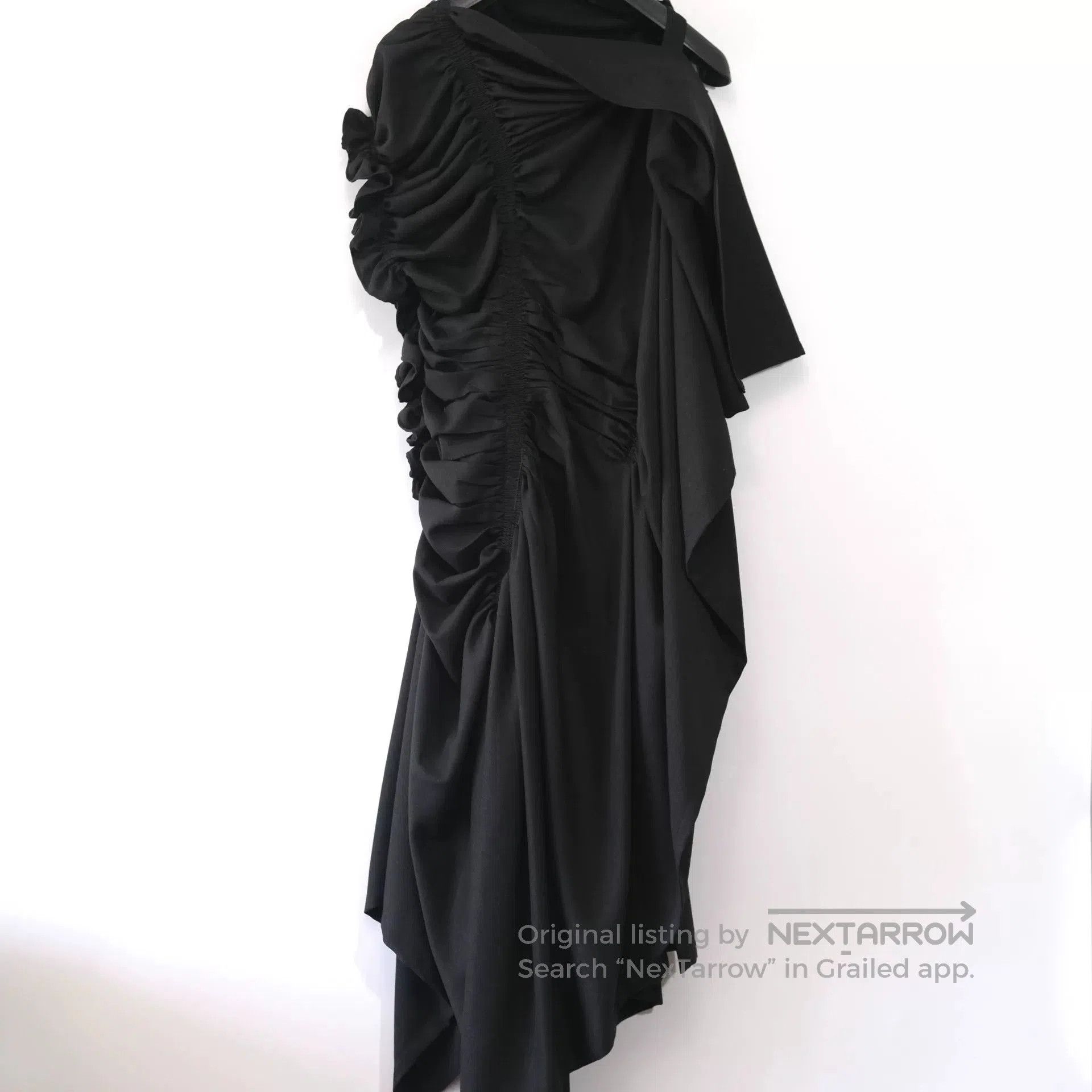 Yohji Yamamoto Stunning Yohji Yamamoto Black Dress. Size M / US 6-8 / IT 42-44 - 6 Thumbnail