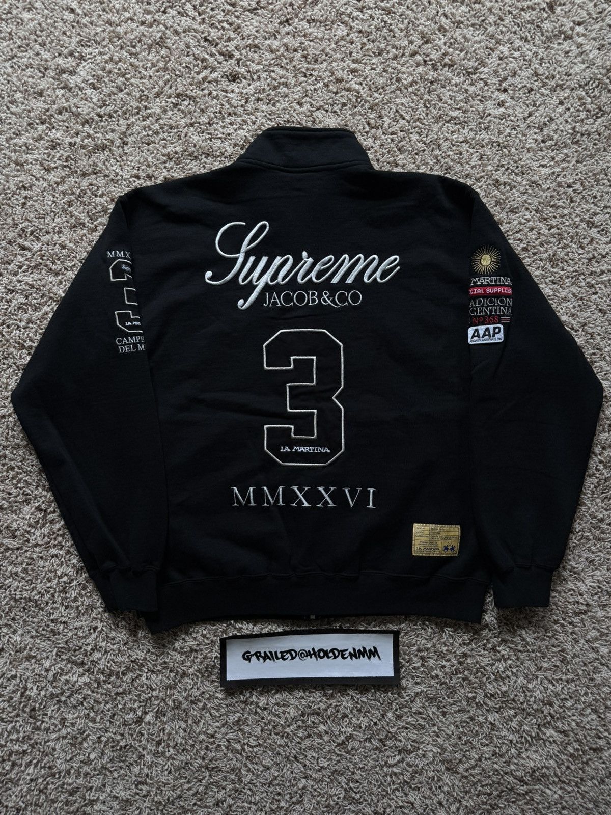 Jacob & Co. × Supreme Supreme La Martina Jacob & Co Zip Up