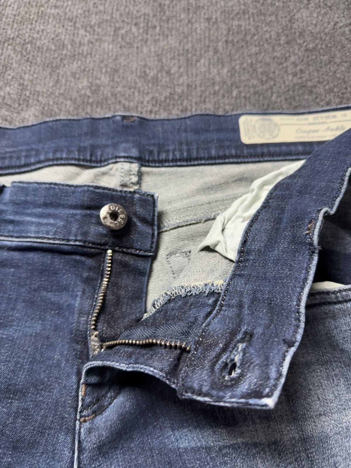 Diesel Luxury 00s Y2K Diesel Grupee-Ankle Super Slim Skinny Jeans Size 30" / US 8 / IT 44 - 9 Thumbnail