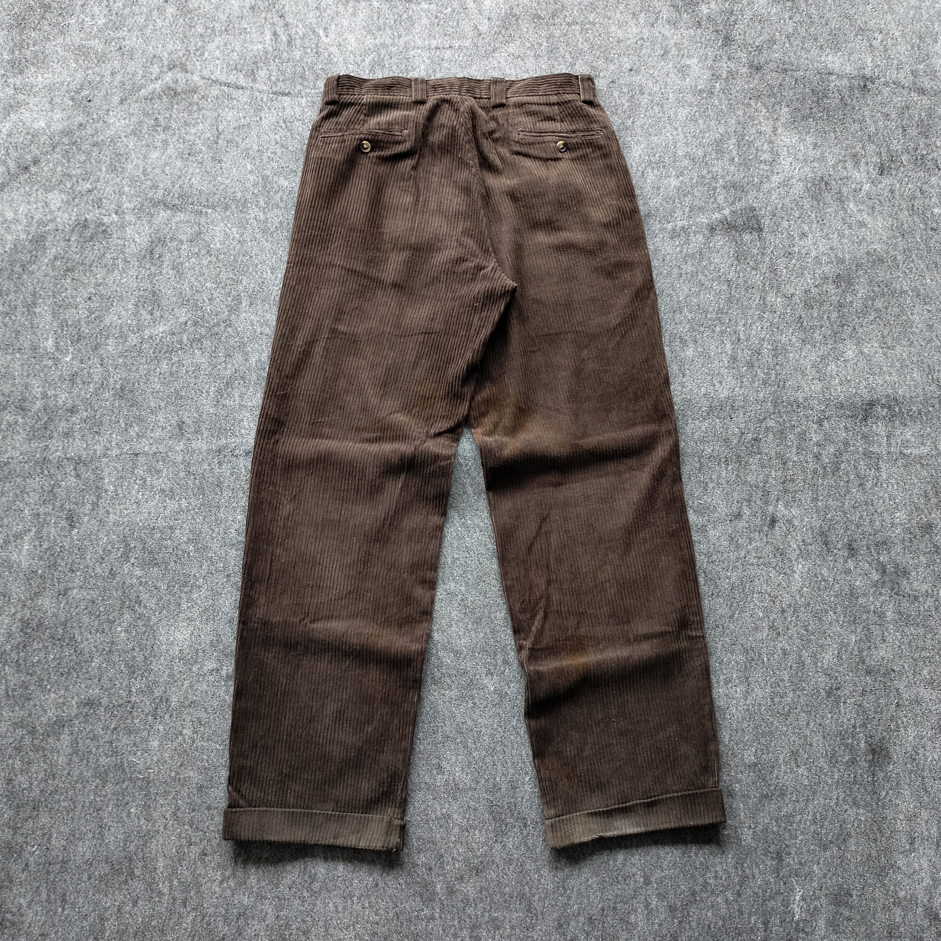 L.L. Bean Vintage LL. Bean pleated waist corduroy pants Size US 32 / EU 48 - 2 Thumbnail