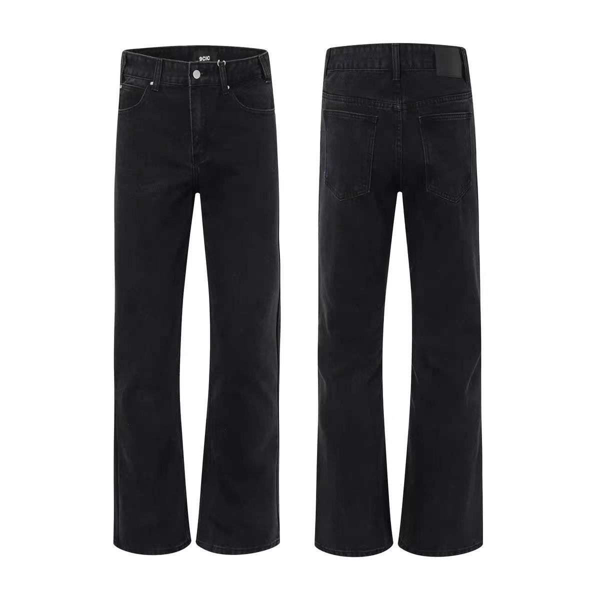 Japanese Brand × Vintage Vintage Washed and Aged Micro Flared Black Jeans Size US 34 / EU 50 - 6 Thumbnail
