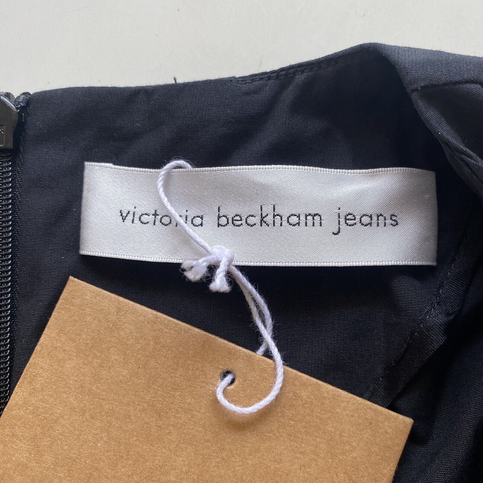 Victoria Beckham Victoria Beckham Womens Dress Black Front Pleated Short Slee Size XL / US 12-14 / IT 48-50 - 5 Thumbnail
