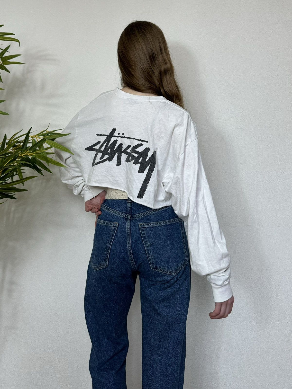 Stussy STUSSY BIG LOGO CROPPED WMNS LONGSLEEVE Size L / US 10 / IT 46 - 5 Thumbnail