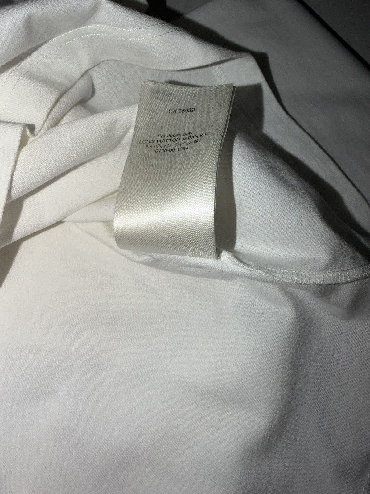 Louis Vuitton Louis Vuitton Embroidered Signature T-Shirt Size US XXL / EU 58 / 5 - 5 Thumbnail