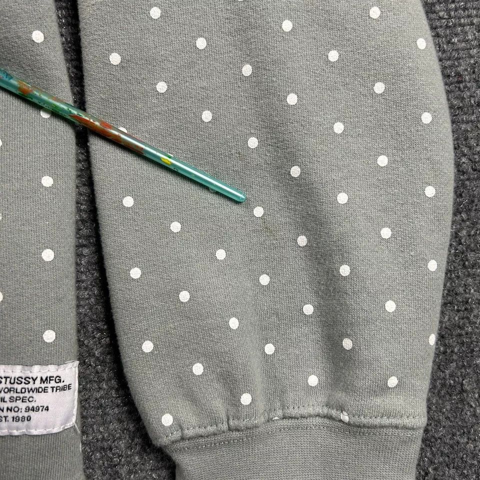 Stussy Stussy Sweatshirt Mens Small Polka Dots Crew Neck Cotton Size US S / EU 44-46 / 1 - 3 Thumbnail