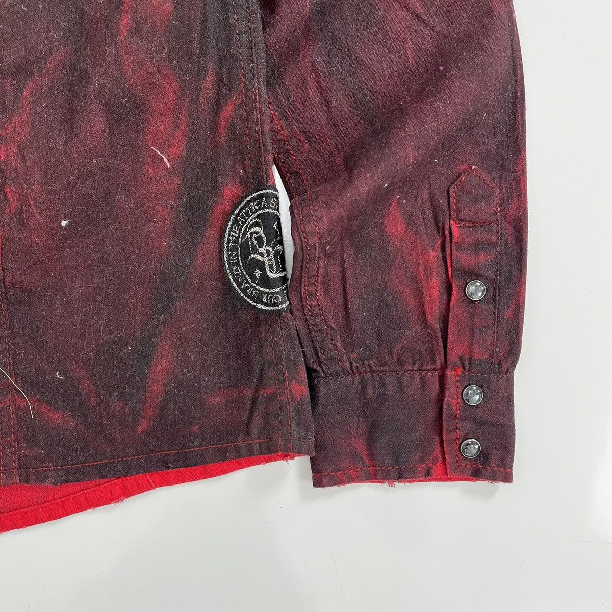 14th Addiction 2000s In the Attic Punk LGB Grunge Gothic Distressed Jacket Size US M / EU 48-50 / 2 - 15 Thumbnail