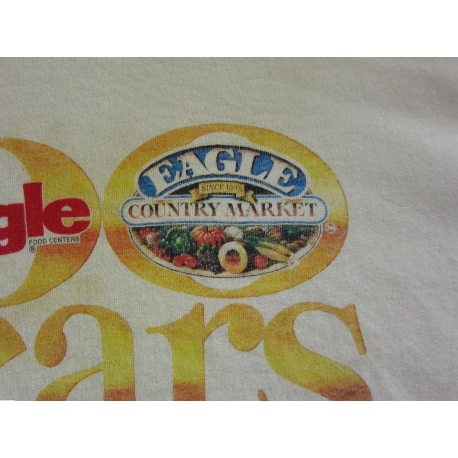 Hanes VINTAGE Hanes Shirt Mens Adult Large White 90s Eagle Crew Neck Short Sleeve California 80s 90s Men’s Shirt Size US L / EU 52-54 / 3 - 5 Thumbnail