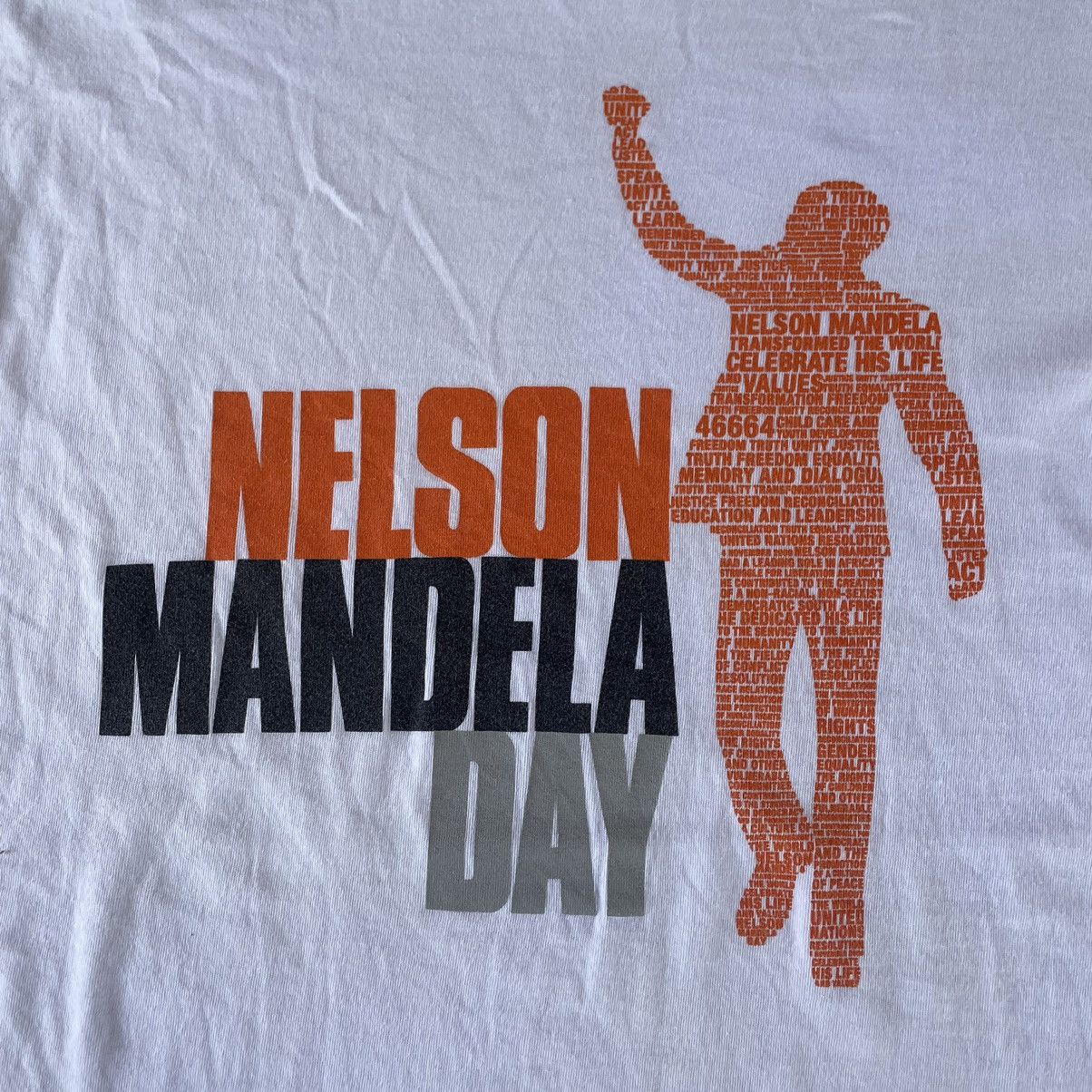Vintage 🔥Rare🔥Vintage Nelson Mandela African Politician Freedom Day Size US XL / EU 56 / 4 - 2 Thumbnail