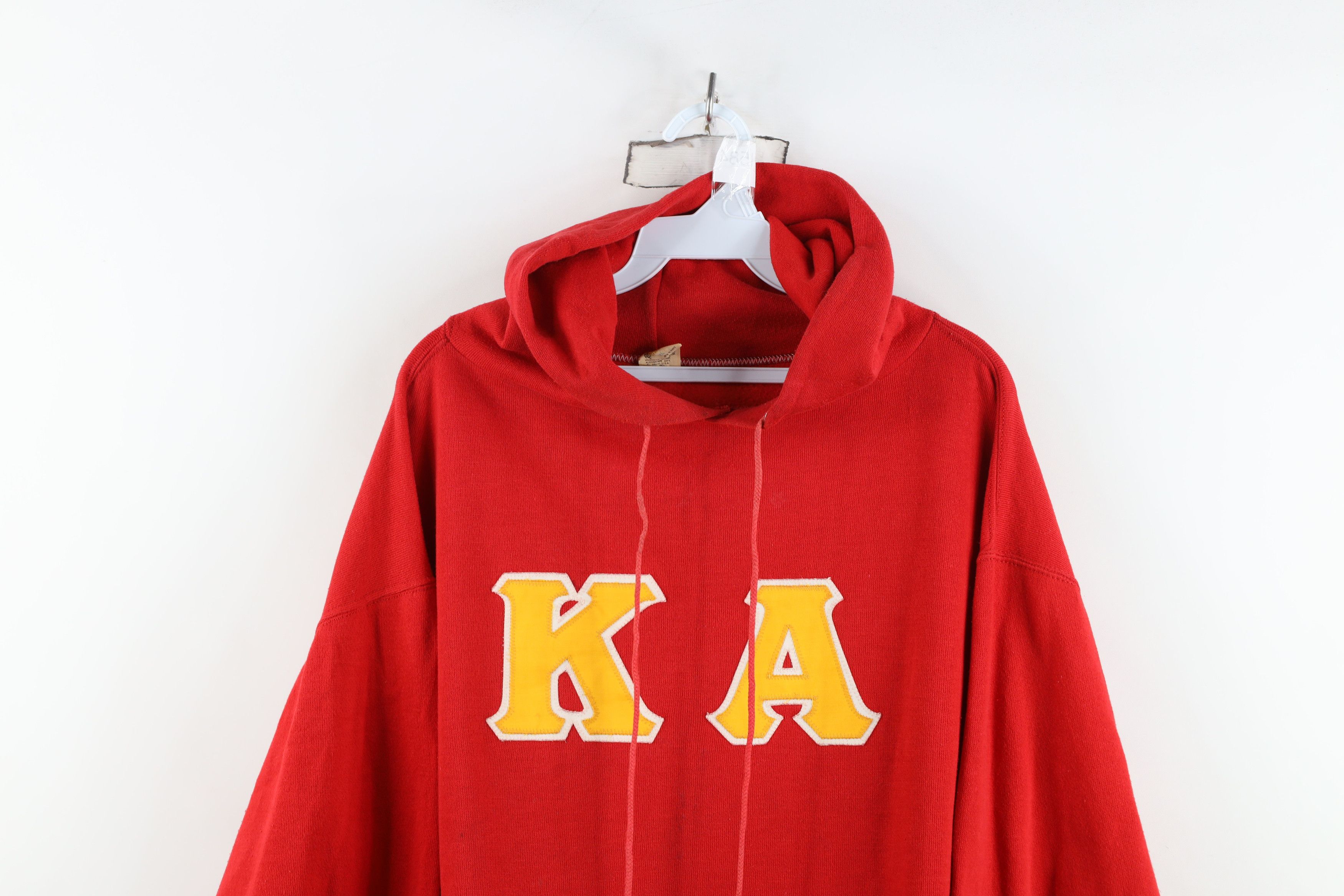 Russell Athletic Vintage 70s Russell Athletic Alpha Fraternity Hoodie USA Size US XL / EU 56 / 4 - 2 Thumbnail